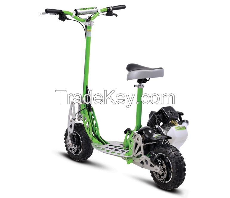 1 speed 71cc folding gas scooter off road
