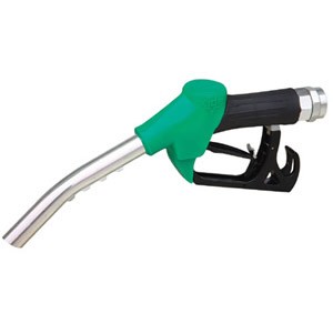 Automobile shut-off nozzle