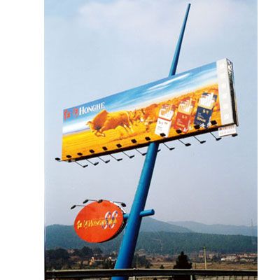 Outdoor Oblique Column Billboard