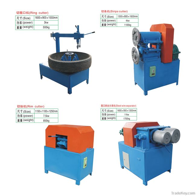 Waste Tires Cutting Machine