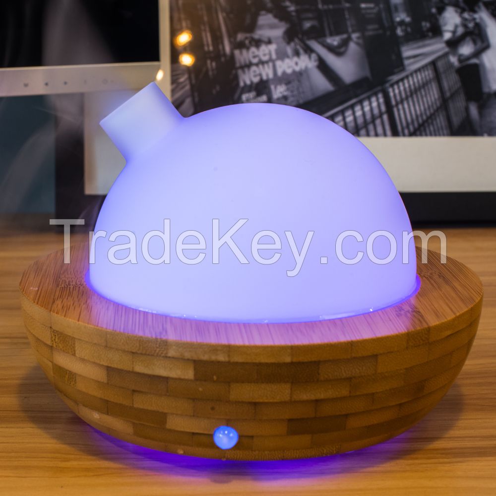 Moutaintop Essential Oil Ultrasonic Air Humidifier Electric Aroma Diffuser Aromatherapy Dry Protecting 200ML 7 LED Colors