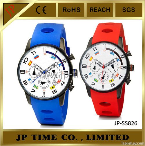 silicone Japan movement fashion silicone watch