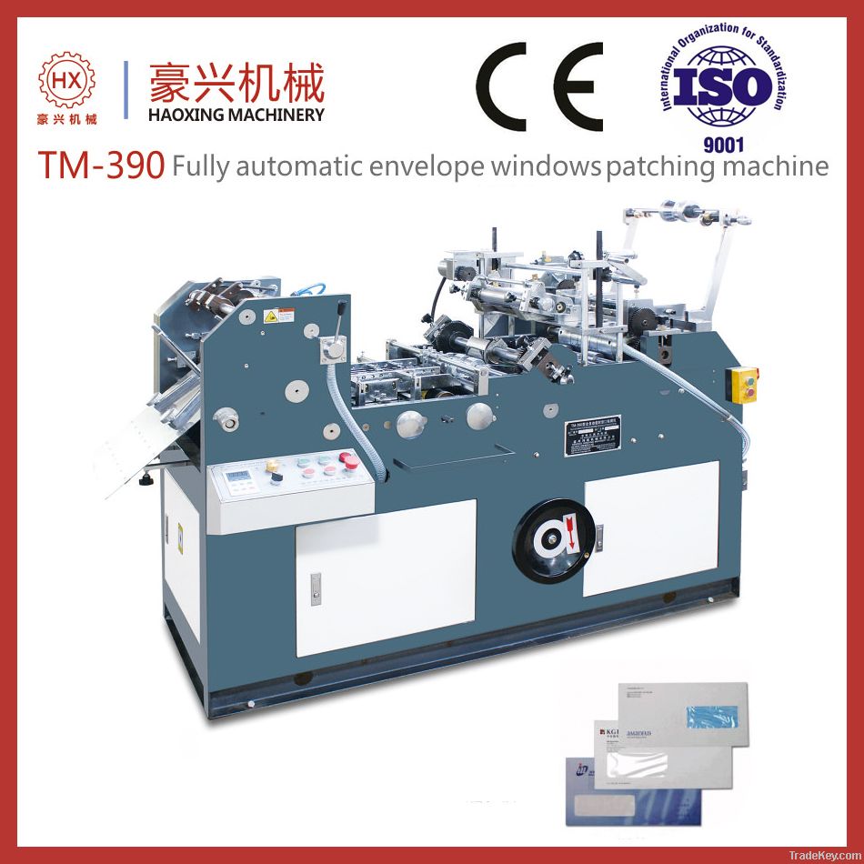 Fully Automatic Envelope Windows Patching Machine TM-390|TM-390A