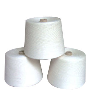 Viscose ring spun yarn in Raw white