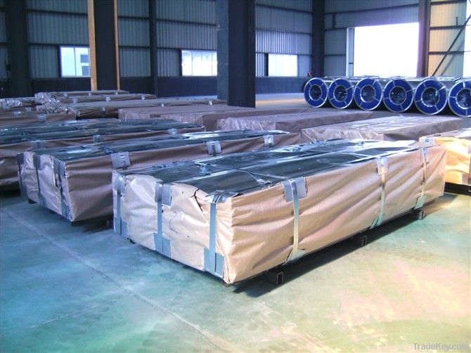 Galvanized steel plate