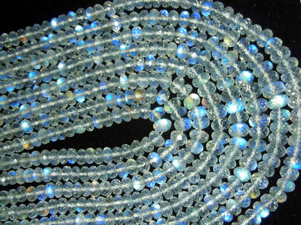 Rainbow Moonstone Beads