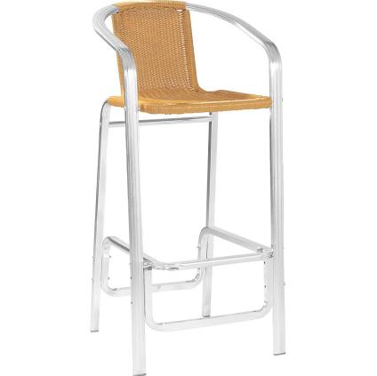 Wicker/Cane Aluminum Chair