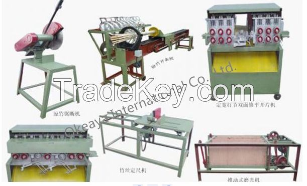 Chopstick making machine/ Chopstick making line/Wooden &amp; Bamboo chopstick machine