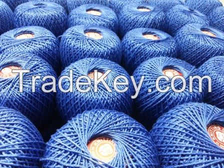 hand knitting metallic cotton yarn