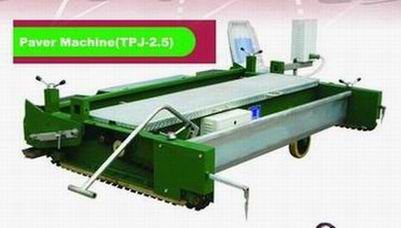 running track paver machine