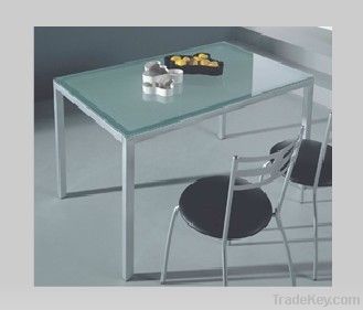 modern glass table