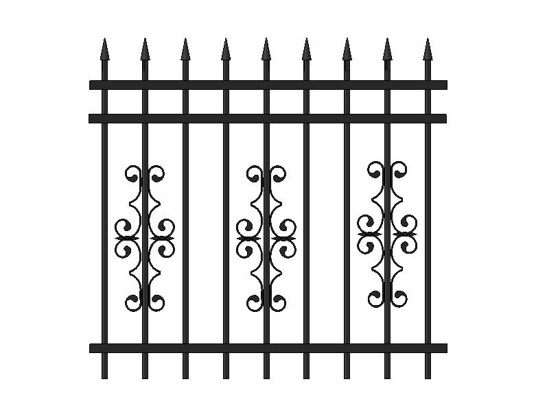 Aluminum fence