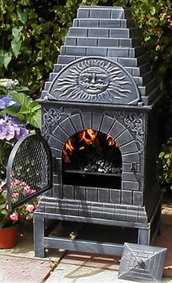 cast iron chimenea