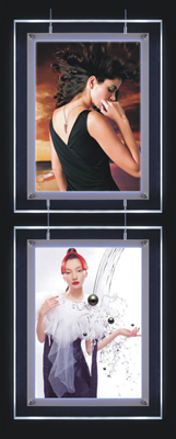 Crystal Double Sided LED Light Box