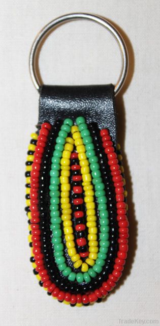 MAASAI BEADED KEY CHAIN