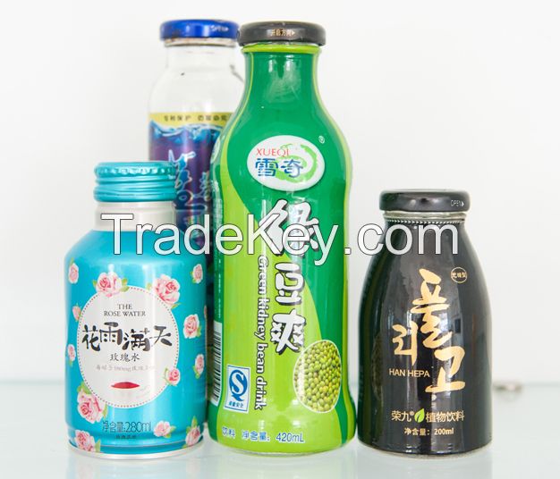 PET Shrink Film Sleeve Label For Drinking Beverage Bottles