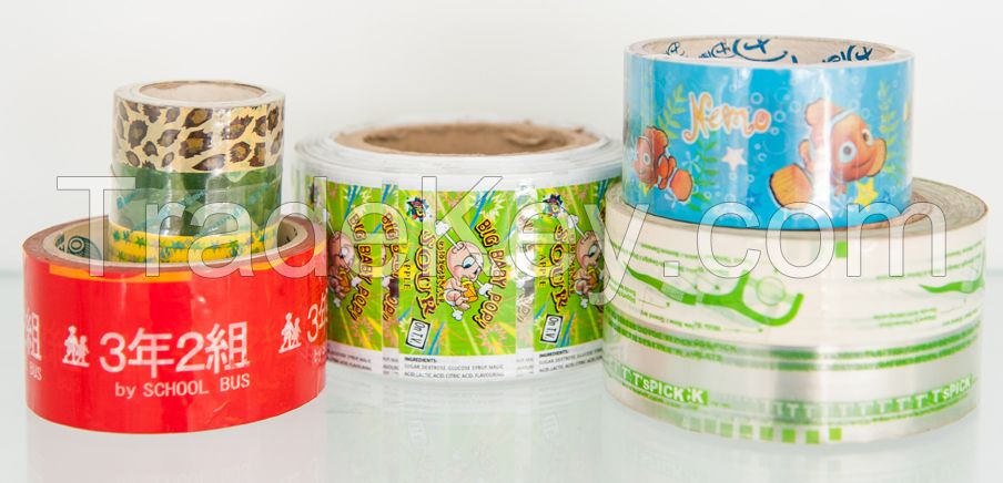 PET Shrink Film Sleeve Label For Drinking Beverage Bottles