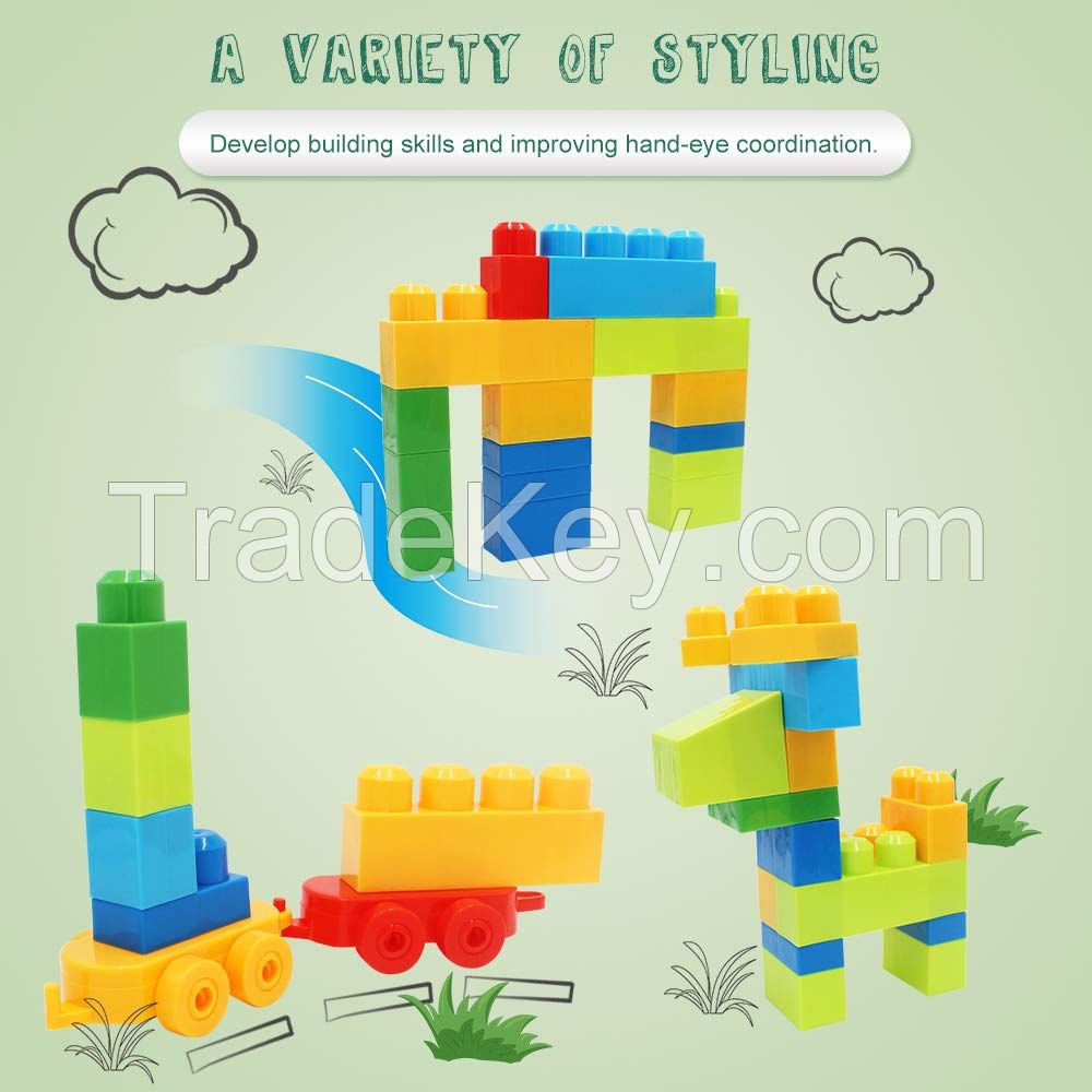 Wokaiblocks Educational Baby Toys-80PCS Building Block