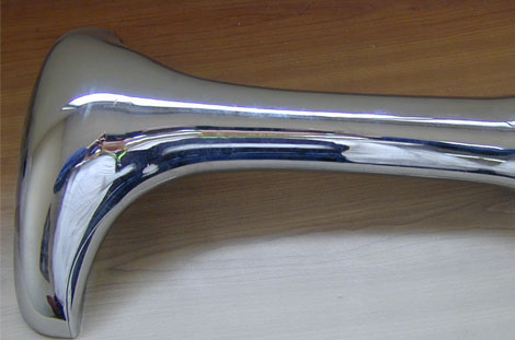 Chrome plated part