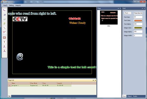 PAL/NTSC Video Character Generator Schedule Overlay System