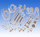 rigging hardware/turnbuckles/wire rope clips/thimbles/shackles/chain