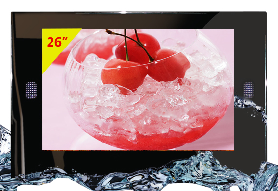 26" Bathroom mirror TV- HDTV-Bathroom flat screen TV from WTV