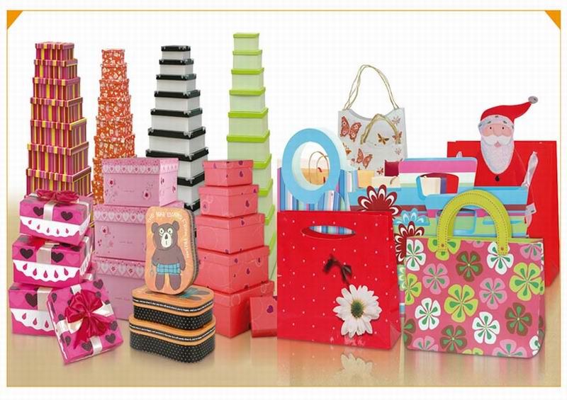 colors gift box / bags