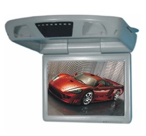 17" Flip Down monitor with built-in DVD + TV