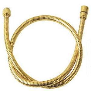 Copper plated by titanium double clip telescopic shower hose