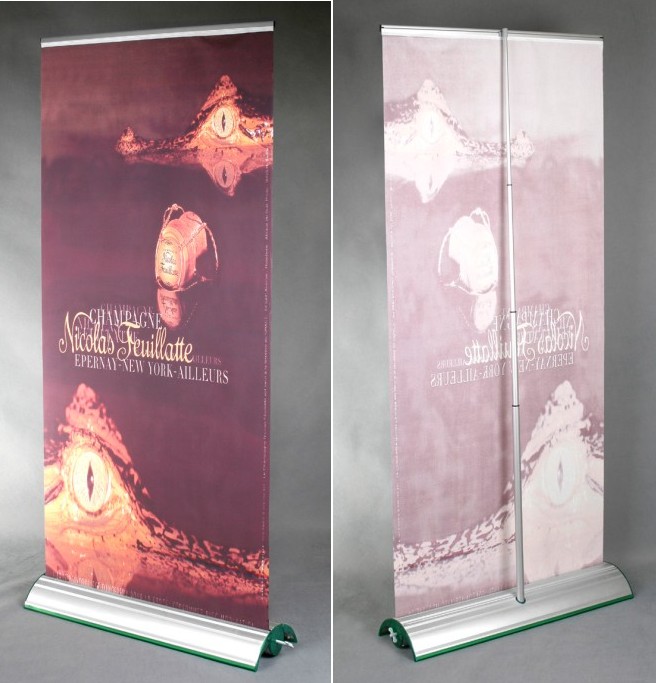 banner stand, roll up, pop up, light box, water banner,