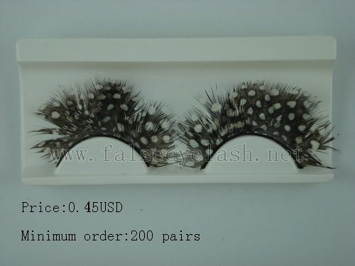 Feathered Eyelashes