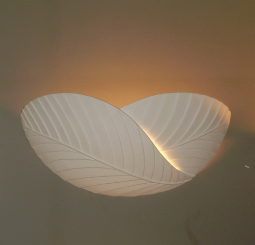 Plaster wall lamp