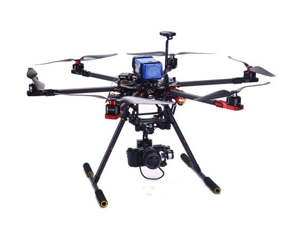 Professional aerial photography filming octocopter drone uav with retractable landing skid GPS Back home