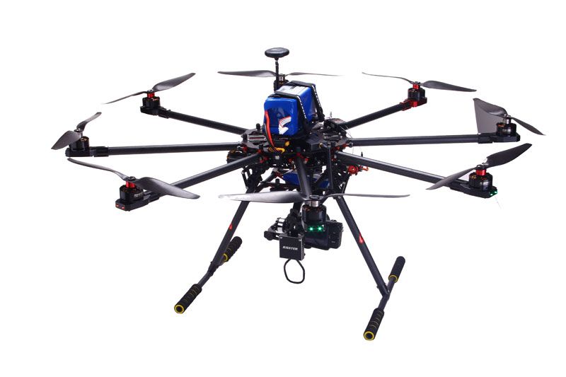 Octocopter carbon fiber frame kit drone with camera GPS Auto landing new products for 2015