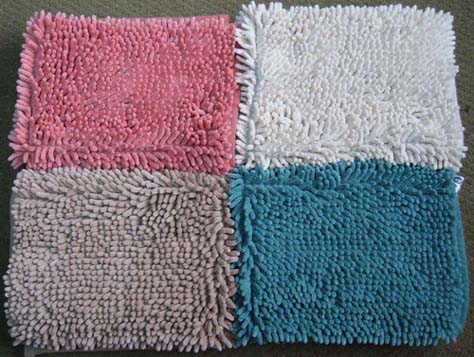 bathroom mat chenille