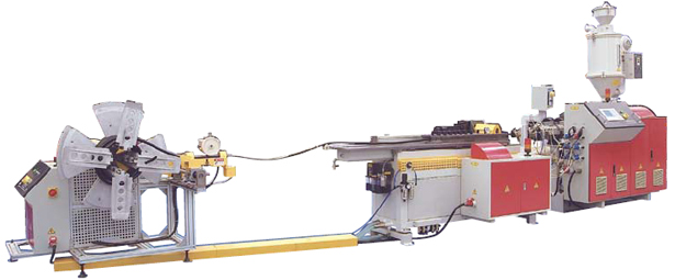 PE/PP/PVC Single Wall Corrugated Pipe Extrusion Line