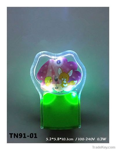 LED light control night lamp