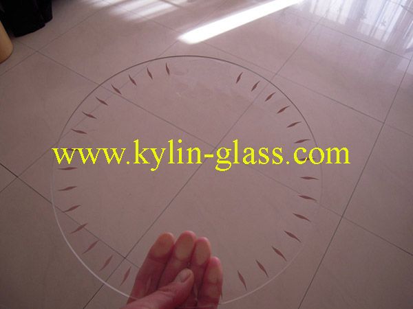 arc glass plate