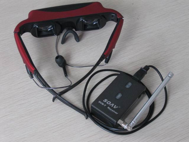 DVB-T LCD TV glasses