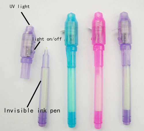 Invisible Ink pen, spy pen