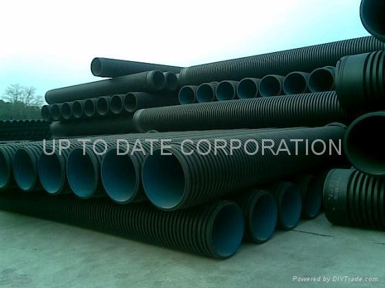 PVC, HDPE Corrugated Drain Pipe/Corrugated Pipes for Drainage