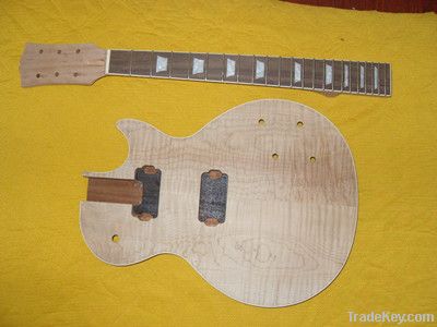 LP mahogany body and neck set, unfinished