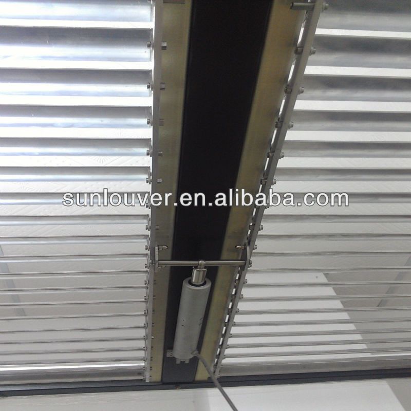 Motorized Aluminum profile Louvres