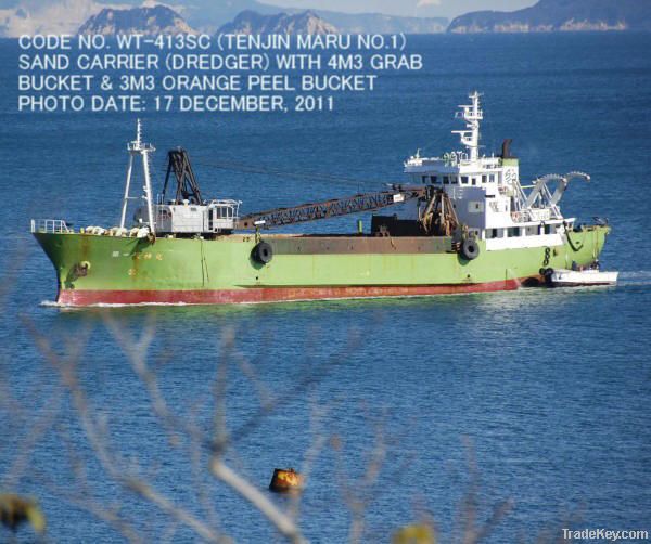 CODE NO. WT-413SC OF USED SAND CARRIER/DREDGER M/V.TENJIN MARU NO.1