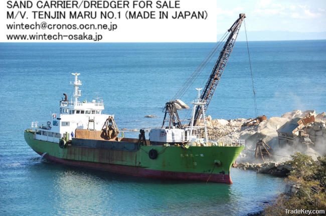 CODE NO. WT-413SC OF USED SAND CARRIER/DREDGER M/V.TENJIN MARU NO.1