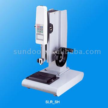 SLR testing equipment, force gauge