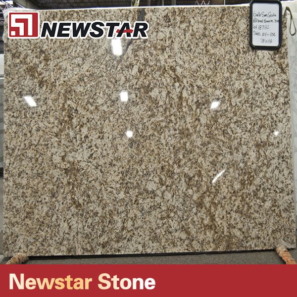 polish giallo cecilia granite