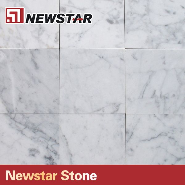 Polished White Carrara Italian Marble