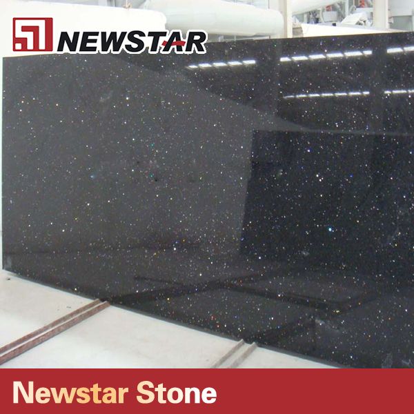 newstar black quartz floor tiles