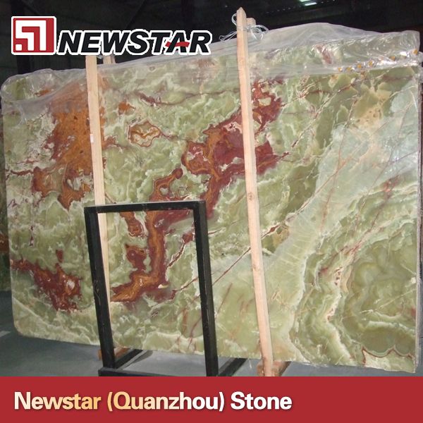 Newstar dark green onyx slabs